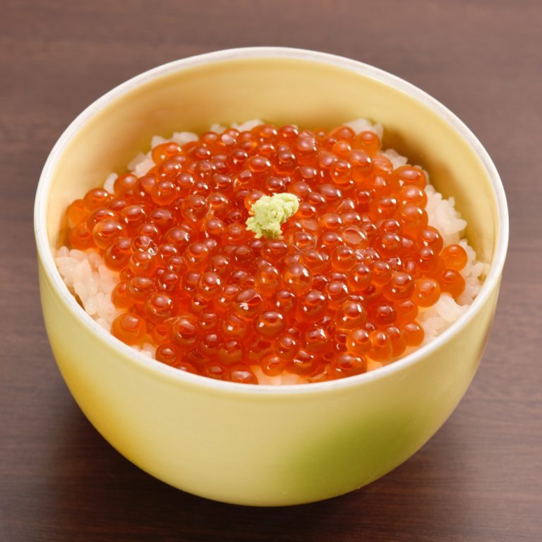 Mini salmon roe bowl