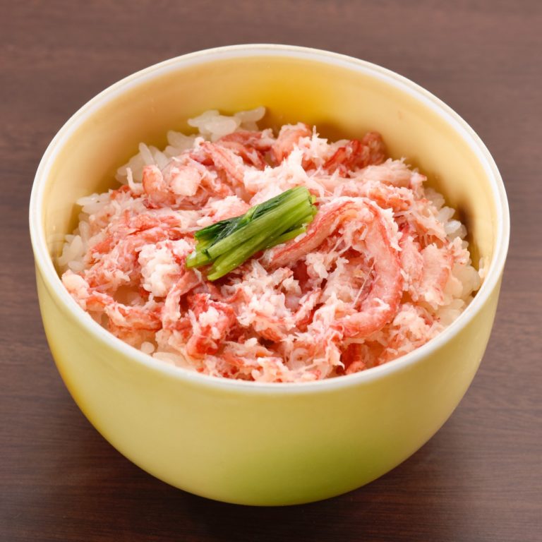 Mini crab meat bowl