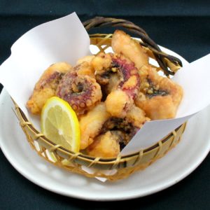Deep fried octopus
