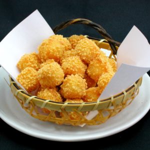 Crispy deep fried cheese